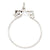 14k White Gold Memories Charm hide-image