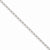 14K White Gold Solid Double Link Charm