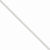 14K White Gold Flat Curb Chain Bracelet