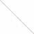 14K White Gold Flat Figaro Chain Bracelet