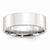 10k White Gold 7mm Standard Flat Comfort Fit Wedding Band