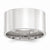 14k White Gold 12mm Standard Flat Comfort Fit Wedding Band