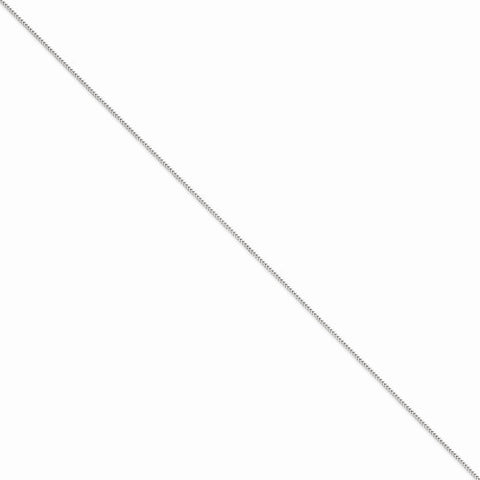 14K White Gold Franco Chain Bracelet