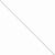 14K White Gold Franco Chain Bracelet