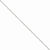 14K White Gold Franco Chain