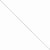 14K White Gold Box Chain