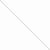 14K White Gold Box Chain