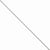 14K White Gold Box Chain