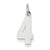 14k White Gold Small Polished Number 4 Charm hide-image