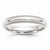 10k White Gold 4mm Milgrain Comfort Fit Wedding Band