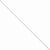 14K White Gold Octagonal Snake Chain