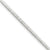 14K White Gold Octagonal Snake Chain