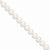 14K Yellow Gold 6-6.5Mm White Freshwater Onion Cultured Pearl Bracelet