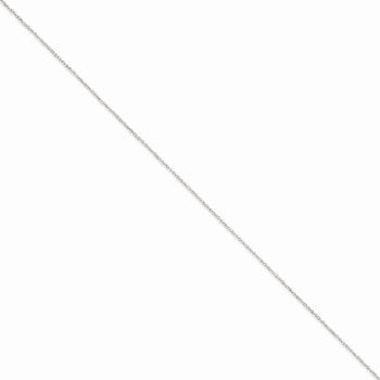 14K White Gold Ropa Chain