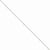14K White Gold Ropa Chain