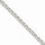 14K White Gold Lite Double Link Charm
