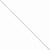 14K White Gold Round Snake Chain