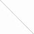 14K White Gold Round Snake Chain Bracelet