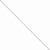 14K White Gold Round Snake Chain