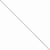 14K White Gold Round Snake Chain