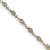 14K Yellow Gold Emerald & Diamond Bracelet