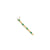 14K Yellow Gold Emerald Bracelet