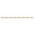 14K Two-Tone Completed Diamond Heart Tennis Bracelet
