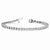 14K White Gold AA Diamond Tennis Bracelet