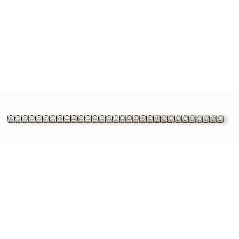 14K White Gold AA Diamond Tennis Bracelet