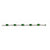 14K White Gold Emerald & Diamond Bracelet