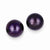 14k Yellow Gold 7.5-8mm Black Round Cultured Pearl Stud Earrings