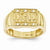 14k Yellow Gold Diamond men's Ring