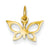 14k Gold Butterfly Charm hide-image