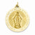 14k Gold Miraculous Medal pendant, Charm