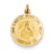14k Gold Our Lady of Perpetual Help Medal Charm hide-image