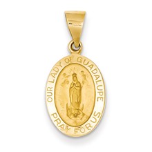 14k Gold Our Lady Of Guadalupe Medal Charm hide-image
