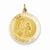 14k Gold Saint Francis Medal Pendant, Pendants for Necklace