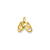 Comedy/Tragedy Charm in 14k Gold