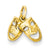 14k Gold Comedy/Tragedy Charm hide-image
