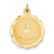 14k Gold Baseball Disc Charm hide-image