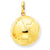 14k Gold Globe Charm hide-image