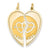 14k Gold Break-apart I Love You Charm hide-image