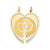 Break-apart I Love You Charm in 14k Gold