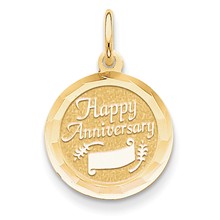 14k Gold Happy Anniversary Charm hide-image