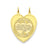 Mizpah Charm in 14k Gold