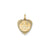 #1 Goddaughter Heart Disc Charm in 14k Gold