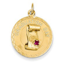 14k Gold Graduation Day Charm hide-image
