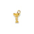 3-D Polished Chalice Charm in 14k Gold