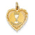 14k Gold Holy Communion Heart Disc Charm hide-image
