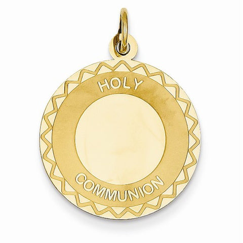 14k Gold Holy Communion Disc pendant, Delightful Pendants for Necklace